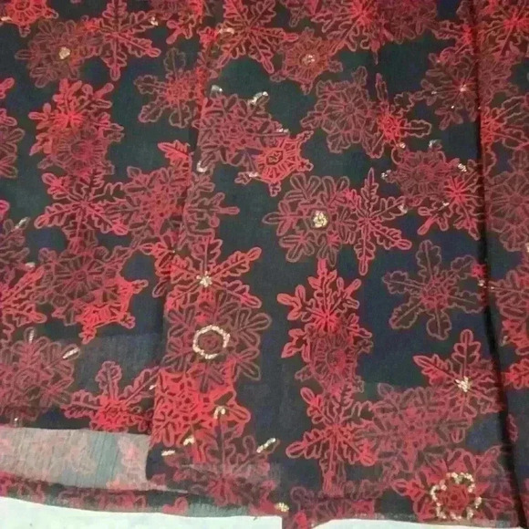 Jaclyn Smith Skirt Womens 1X Black Red Lined Side Zip Whimsygoth Witchy - Picture 10 of 14